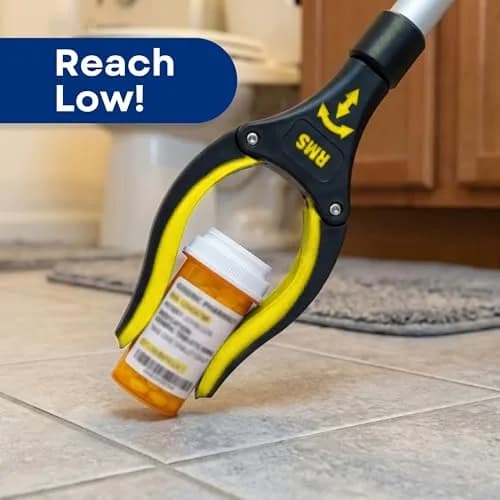 RMS 2-Pack 34 Inch & 21 Inch Reacher Grabber Set | Dual-Length Assistive Tools for Mobility & Daily Living thumbnail 4