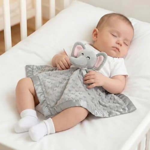 Pro Goleem Elephant Security Blanket 16 Inch | Soft Lovey for Babies & Toddlers thumbnail 5
