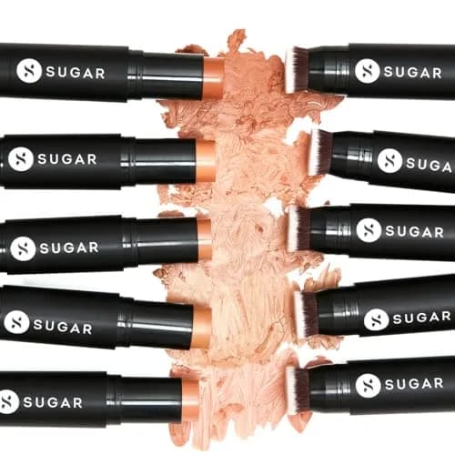 SUGAR Ace Of Face Foundation Stick - 52 Corretto (Tan, Yellow Undertone) 12gm | Full Coverage Matte Finish thumbnail 7