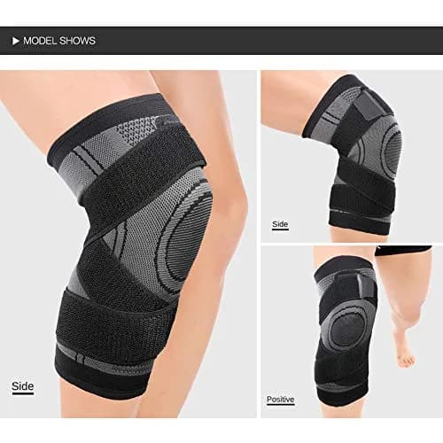 Mumian Black Knee Pad for Ligament Injury & Pain Relief, Size M (34-39cm) | Doctor Recommended thumbnail 5