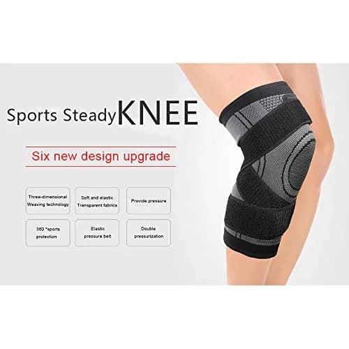 Mumian Black Knee Pad for Ligament Injury & Pain Relief, Size M (34-39cm) | Doctor Recommended thumbnail 3