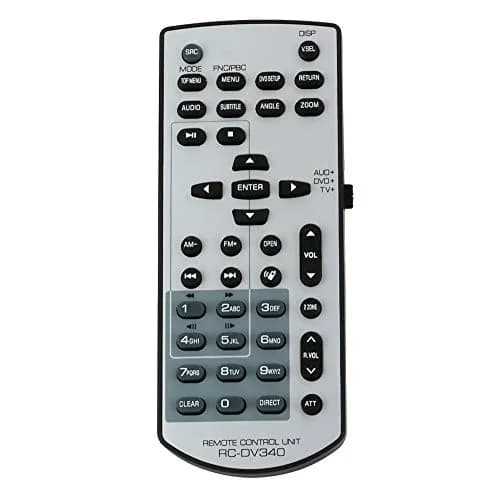 UBay RC-DV340 Replacement Remote Control for Kenwood Audio Systems | Infrared thumbnail 1