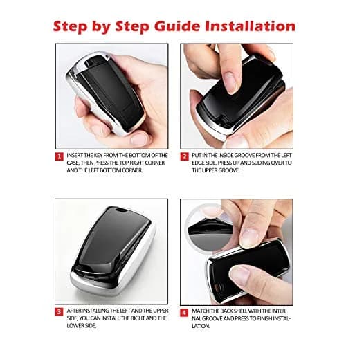 Tukellen Blue Soft TPU Key Case Cover for Audi A4 A5 A6 A7 A8 Q2 Q3 Q5 Q7 R8 TT S4 S5 S6 S7 S8 SQ5 TTRS (1-Pack) thumbnail 5