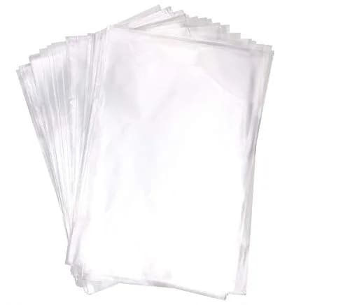 Mini Skater Food Storage Bag 50pcs | Durable, Non-Toxic, Clear & Gold Twist Ties thumbnail 1