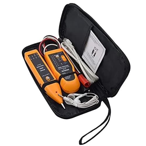 iMBAPrice WH806R Network Cable Tester & Wire Tracker with Probe & Earphone, RJ45 RJ11 Cat5 Cat6 Ethernet LAN Phone Cables (1-Pack) thumbnail 2