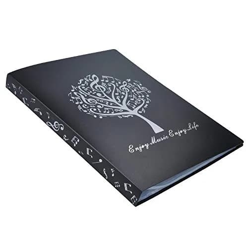 KingPoint Music File Folder A4 Size Sheet Music Folder with 40 Pockets | Durable & Attractive Music Themed Design thumbnail 2