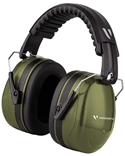 Vanderfields Noise Reduction Earmuffs for Adults - 35 dB (2K Hz) Protection Headphones | ANSI & CE Certified thumbnail 1