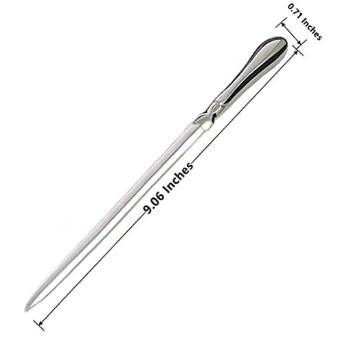 BANCHELLE Letter Opener Envelope Slitter with Paper Box 1 Piece | Zinc Alloy, Nickel Plated, 23 cm (9.06 Inches) thumbnail 3
