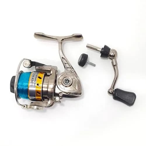 EMMRAGNO Mini 100 Metal Spinning Fishing Reel 125.5g (4.4oz) | 4.3:1 Gear Ratio, 3+1BB, Ambidextrous thumbnail 7