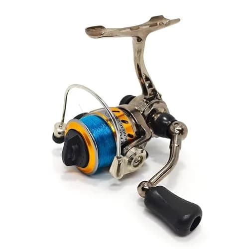 EMMRAGNO Mini 100 Metal Spinning Fishing Reel 125.5g (4.4oz) | 4.3:1 Gear Ratio, 3+1BB, Ambidextrous thumbnail 3