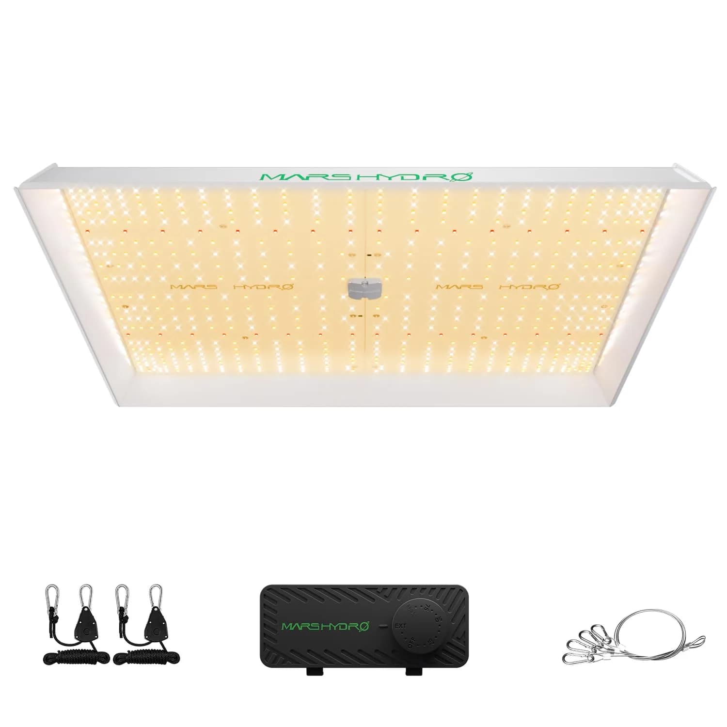 MARS HYDRO TSL2000 LED Grow Light 300W Full Spectrum 99.6cm (39.2") | Dimmable Daisy Chain for Indoor Plants — White