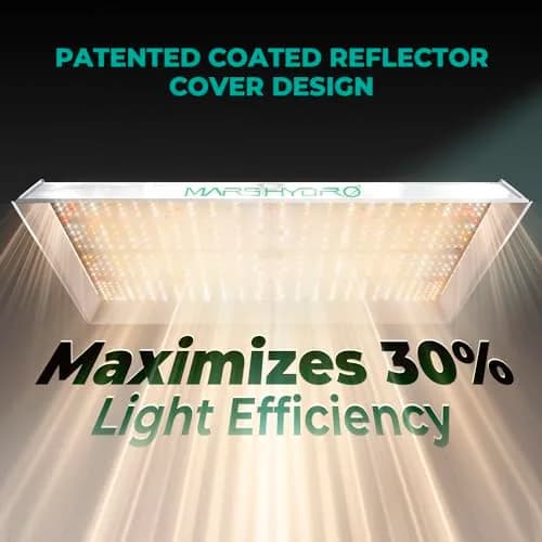 MARS HYDRO TSW2000 LED Grow Light 300W Full Spectrum for Indoor Plants | 3x3ft Flower / 4x4ft Veg Coverage thumbnail 9