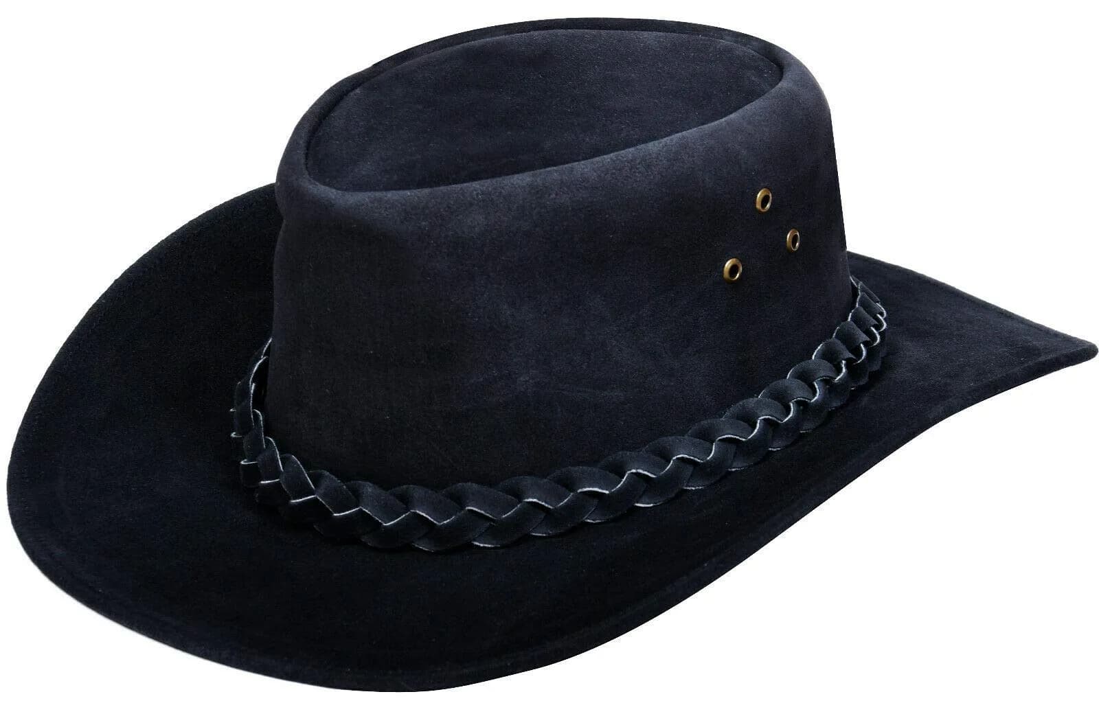 Infinity Leather Cowboy Hat Small | Classic Western Style Suede Leather - main product image