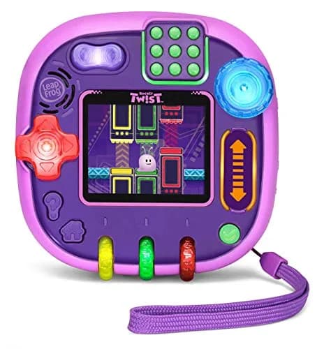 LeapFrog RockIt Twist Handheld Learning Game System, Purple | 12 Preloaded Games, 4.61cm (1.81in) Display thumbnail 1