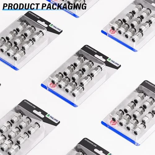 TAILONZ 3/8" Tube OD x 1/4" MNPT Straight Push to Connect Fitting 10Pcs | Copper & Plastic, Water & Air Compatible, Easy Assembly thumbnail 9