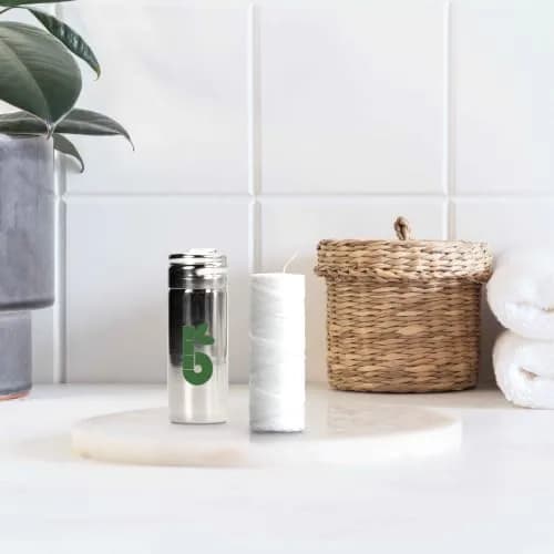 Bambaw Vegan Dental Floss with Stainless Steel Dispenser | 50 meters (165 ft) Mint Tape | Refillable Zero Waste thumbnail 5