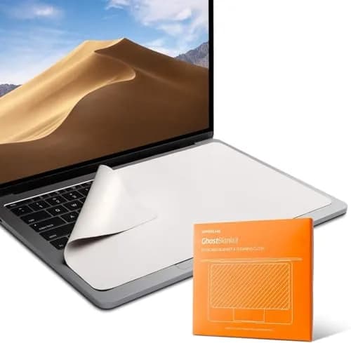 UPPERCASE GhostBlanket Screen Keyboard Imprint Protection Microfiber Liner and Cleaning Cloth for 16" MacBook Pro | 335mm x 214mm thumbnail 1