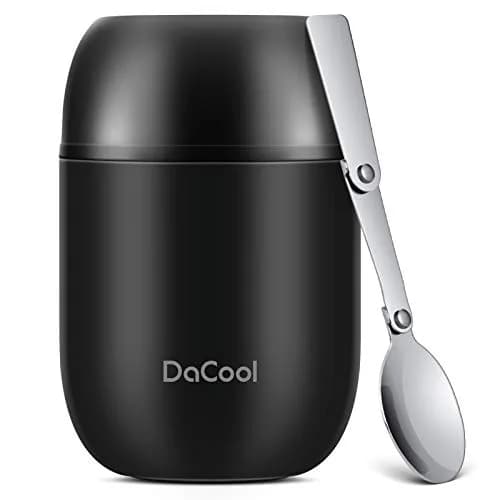DaCool Insulated Food Jar 16 oz Vacuum Stainless Steel Leak Proof Hot Cold Kids Adults thumbnail 1