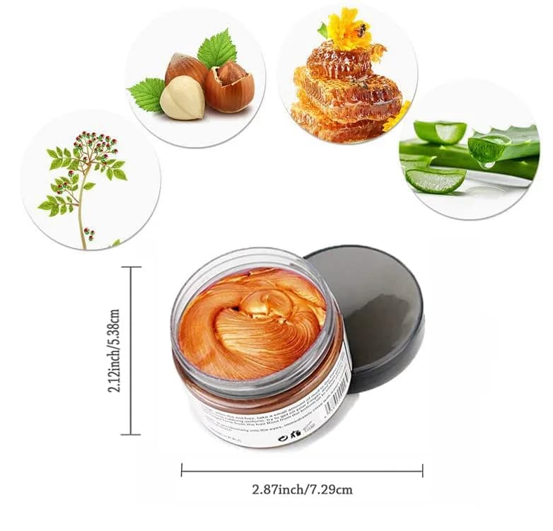 SWAKER Orange Hair Color Wax 130ml - Temporary Vibrant Styling Cream for Men & Women thumbnail 3