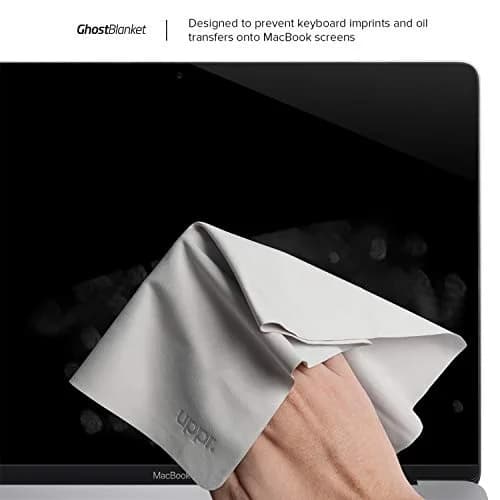 UPPERCASE GhostBlanket Screen Keyboard Imprint Protection Microfiber Liner and Cleaning Cloth 290mm x 186mm | Protects MacBook Screens from Keyboard Marks thumbnail 3