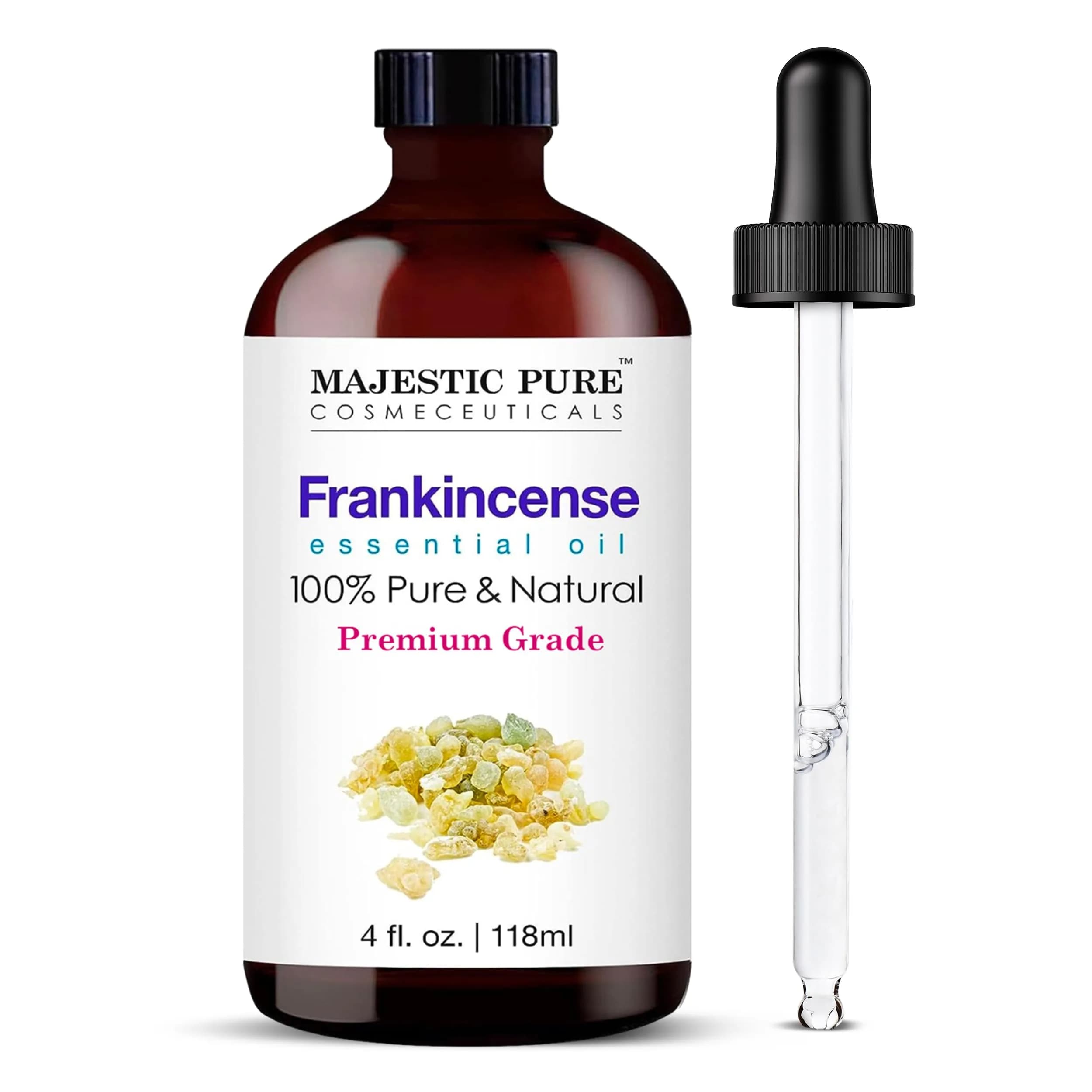 Majestic Pure Frankincense Essential Oil 120ml (4 Fl Oz) | Pure & Natural Aromatherapy Oil