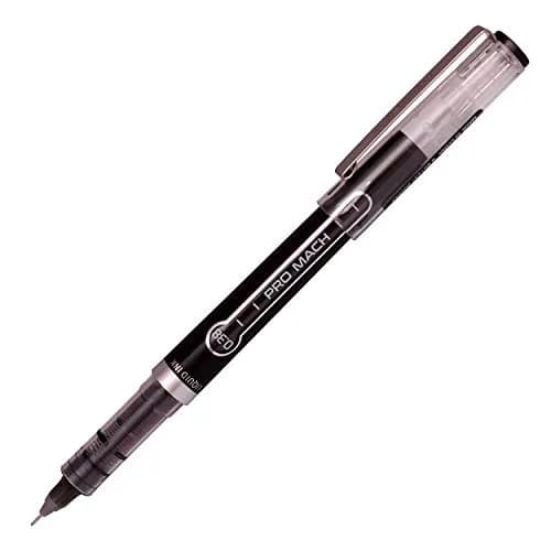 Morning Glory Pro Mach Roller Ball Pen - 0.38 mm Fine Point Tip (Pack of 3 Blue) | Smooth Ink Flow for Students & Office thumbnail 4