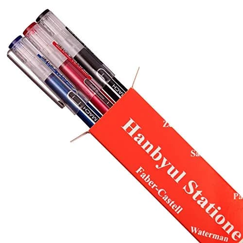 Morning Glory Pro Mach Roller Ball Pen - 0.38 mm Fine Point Tip (Pack of 3 Blue) | Smooth Ink Flow for Students & Office thumbnail 3