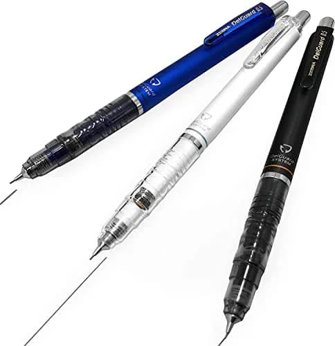 Zebra Delguard Mechanical Pencils HB 0.5mm 3-Pack | Reliable Lead Protection thumbnail 1
