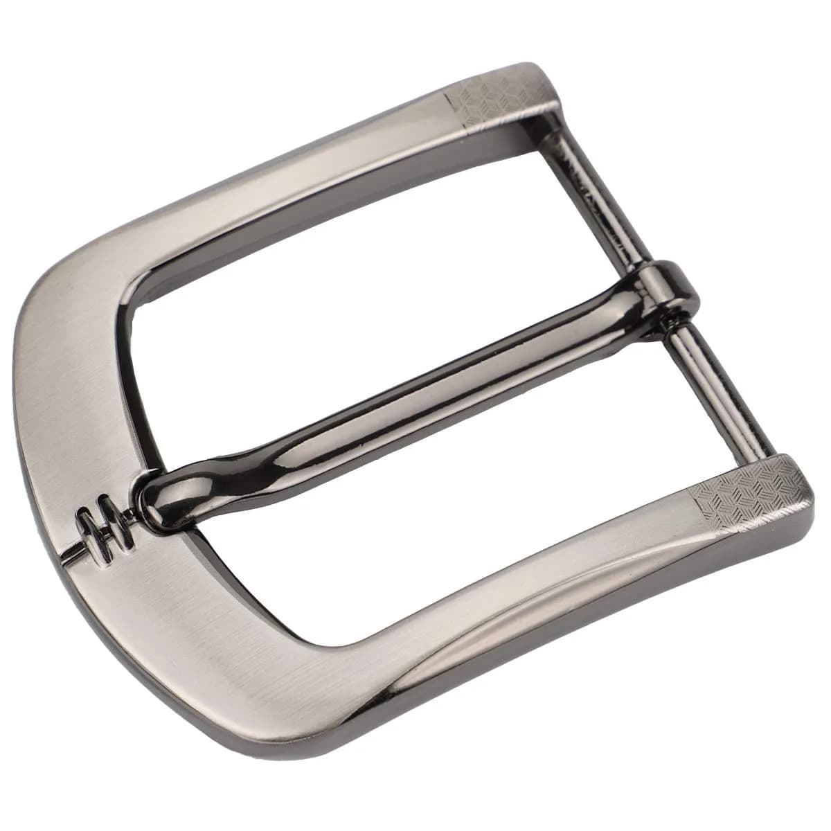 McFanBe Grey16 Single Prong Square Belt Buckle 38 mm (1.5 inches) | Durable Alloy Replacement Buckle