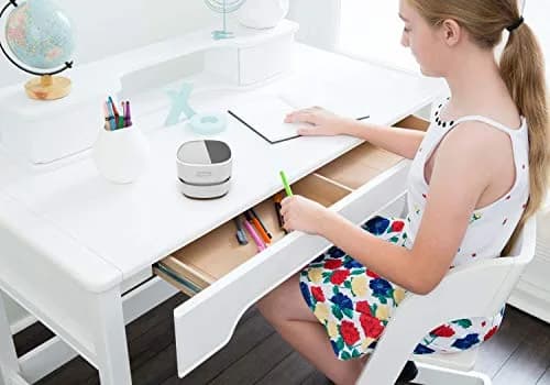 ODISTAR Mini Desktop Vacuum Cleaner White USB Charging | Powerful 1000Pa Suction, 400 Min Runtime thumbnail 6