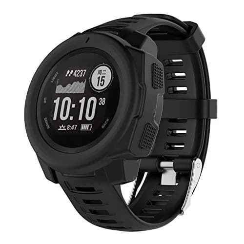 LICHIFIT Silicone Case for Garmin Instinct Smart Watch | Sport Theme, Solid Pattern thumbnail 2