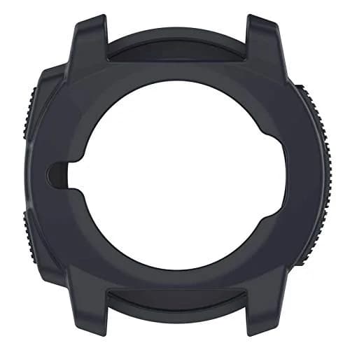 LICHIFIT Soft Silicone Protector Case for Garmin Instinct Smart Watch | Navy Blue thumbnail 5