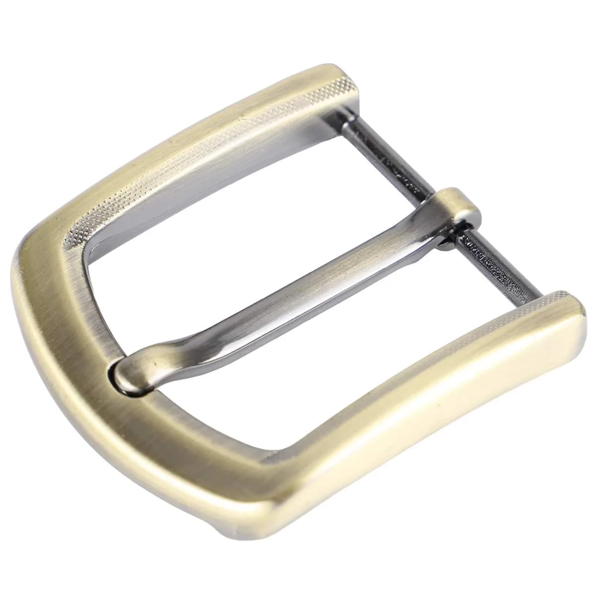 McFanBe Grey11 Single Prong Square Belt Buckle 38 mm (1.5 inches) | Durable Alloy Replacement Buckle