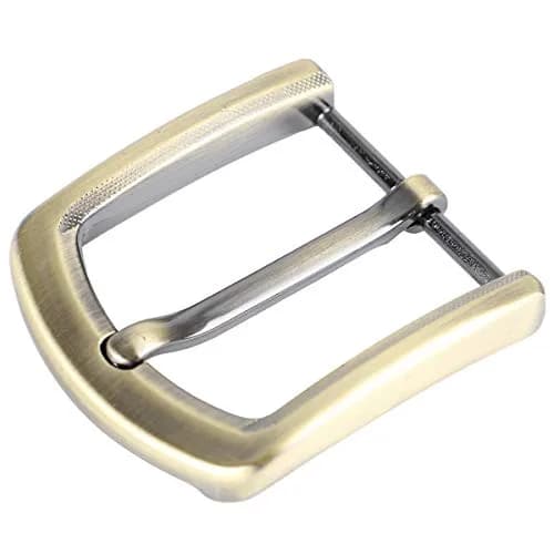 McFanBe Grey11 Single Prong Square Belt Buckle 38 mm (1.5 inches) | Durable Alloy Replacement Buckle thumbnail 1