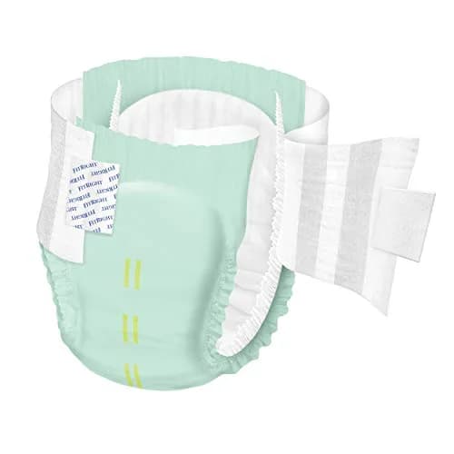 FitRight Stretch Adult Incontinence Briefs with Tabs, Ultra Absorbent, Size 2 | Heavy Absorbency for Incontinence (70-70 inches) thumbnail 3