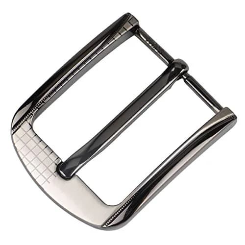 McFanBe Single Prong Square Belt Buckle | 38-40 mm (1.5 in) Grey Alloy Replacement Buckle thumbnail 1