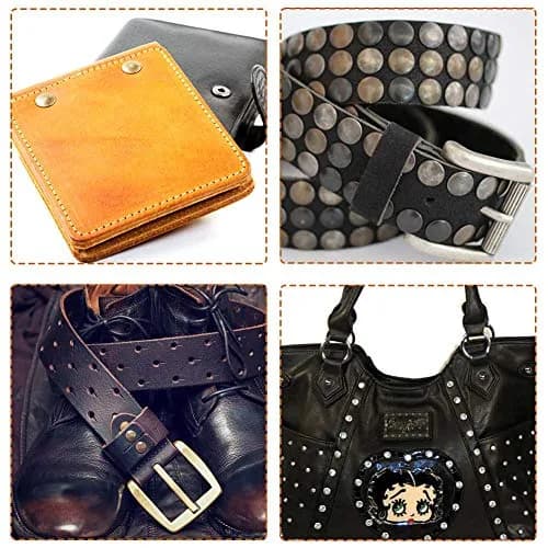 Selizo Leather Rivet Set 480 Pieces | Assorted Colors & Sizes for Leather Craft thumbnail 7