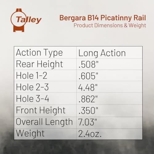 Talley PIC ANTICNT REM 700 LA 20 MOA | Precision Scope Mount with Anti-Cant Bubble Level thumbnail 7