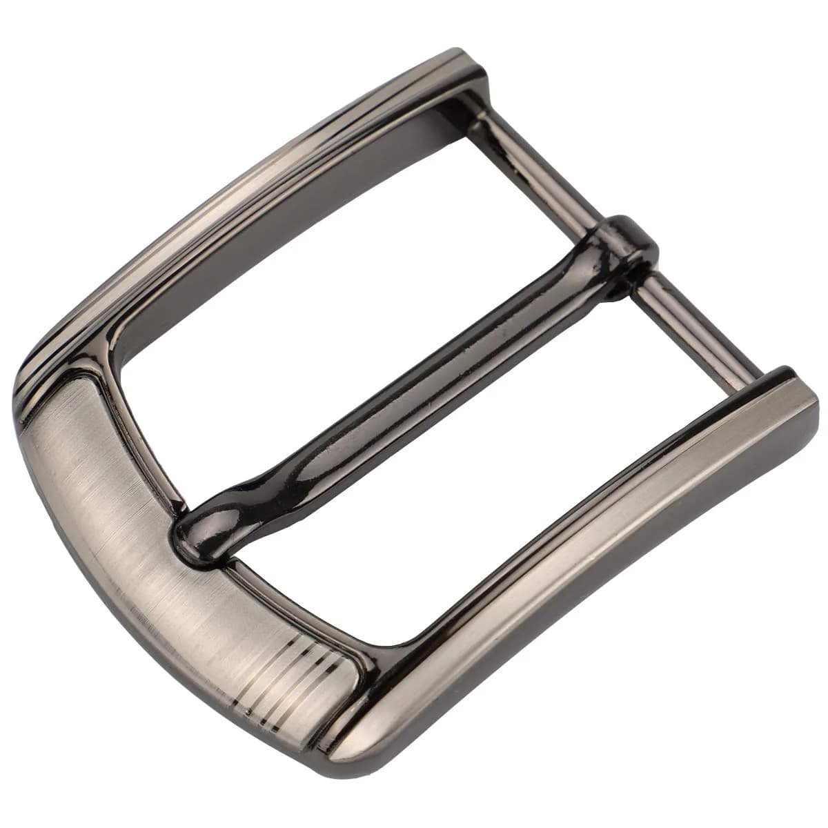 McFanBe 1.5 Inches (38 mm) Belt Buckle Single Prong Square Replacement Buckle for Men Women Belt (Grey15) | Alloy Metal Buckle for 38mm Straps