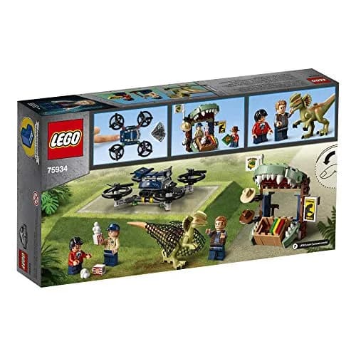 LEGO Jurassic World Dilophosaurus on The Loose 75934 Building Kit (168 Pieces) | Dinosaur Adventure for Kids 6+ thumbnail 5