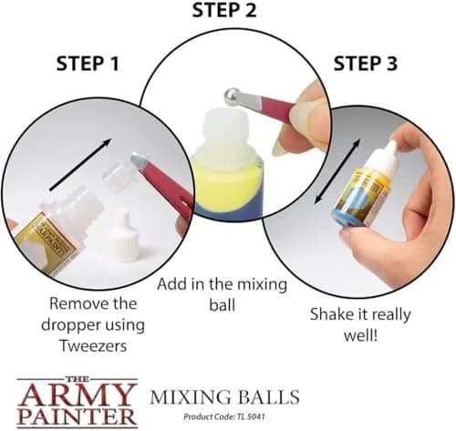 The Army Painter Mixing Balls 5.5 mm (100-Pack) | Stainless Steel Rustproof Agitators for Paint thumbnail 3
