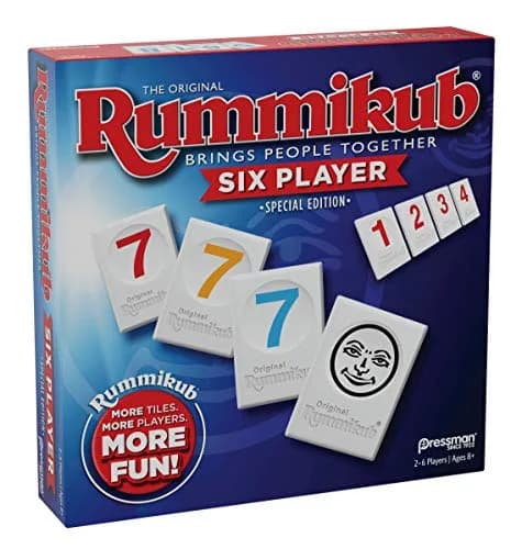 Pressman Rummikub Six Player Edition | Classic Tile Game for 2-6 Players, Ages 8+ thumbnail 5