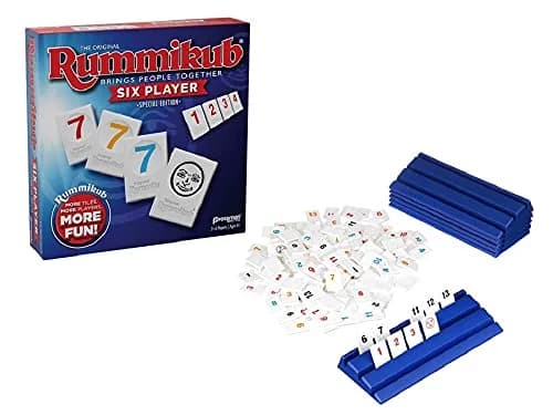 Pressman Rummikub Six Player Edition | Classic Tile Game for 2-6 Players, Ages 8+ thumbnail 2