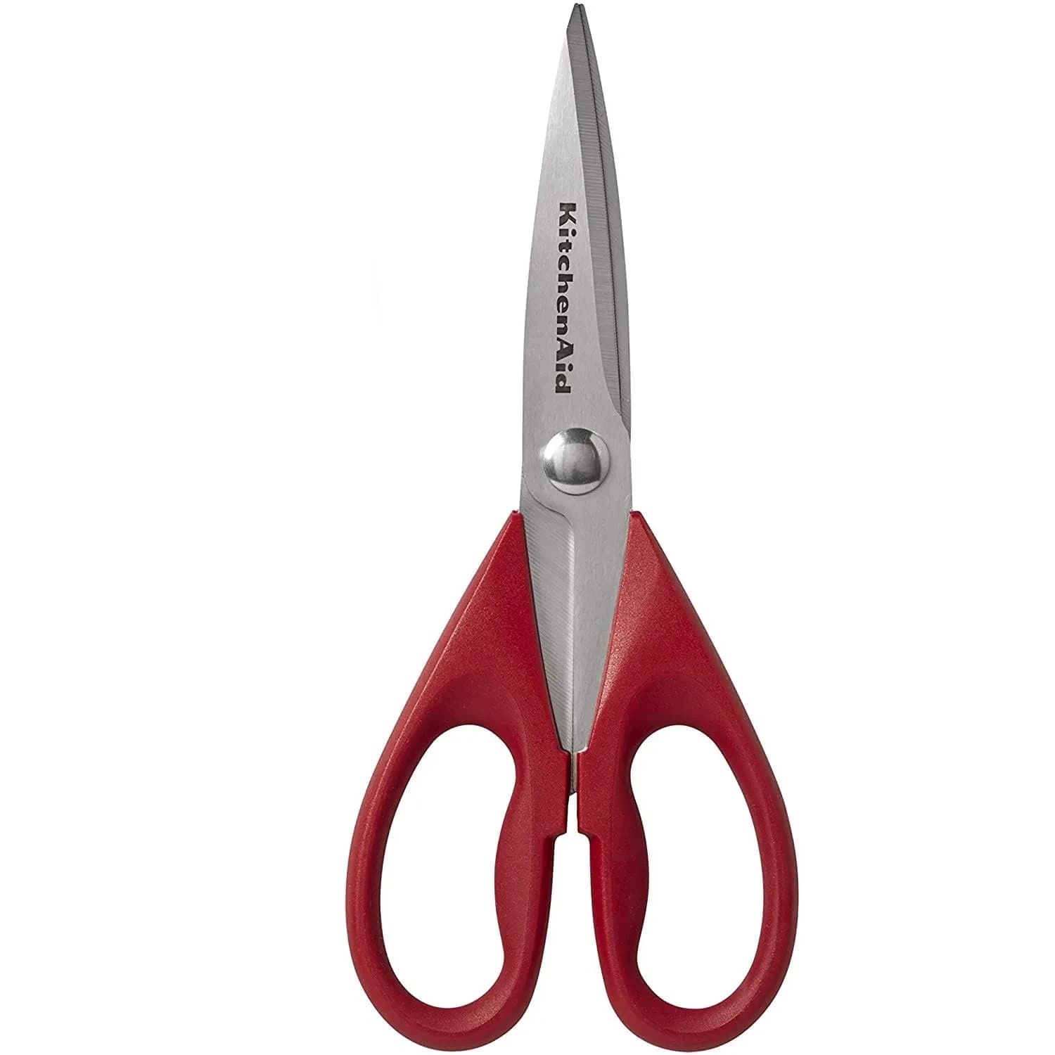 KitchenAid Black Multipurpose Kitchen Shears with Nutcracker & Bottle Opener, 1 Pack — Red