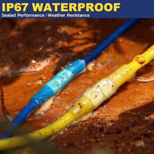 haisstronica Heat Shrink Butt Connectors Kit 330PCS | Marine Grade Waterproof Electrical Crimp Wire Connectors thumbnail 2