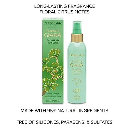 L'Erbolario Jade Plant Fluid Body Cream 6.7 oz | Nourishing, Sensitive Skin Friendly thumbnail 2