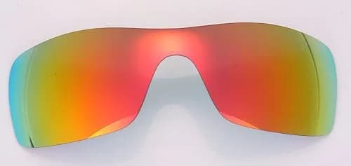 NicelyFit Polarized Replacement Lenses for Oakley Batwolf Sunglasses (Fire Red Mirror) | UV400 & Impact Safe thumbnail 2