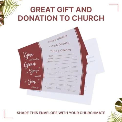 Swanson Christian Products Cash Envelopes 3x6.25 in | Faith-Inspired Tithe & Offering Pack of 100 thumbnail 4