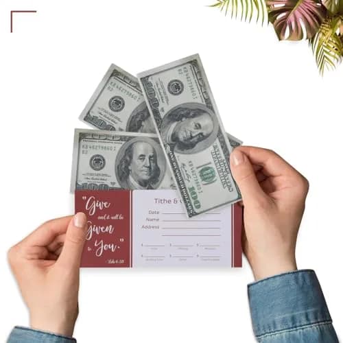 Swanson Christian Products Cash Envelopes 3x6.25 in | Faith-Inspired Tithe & Offering Pack of 100 thumbnail 6