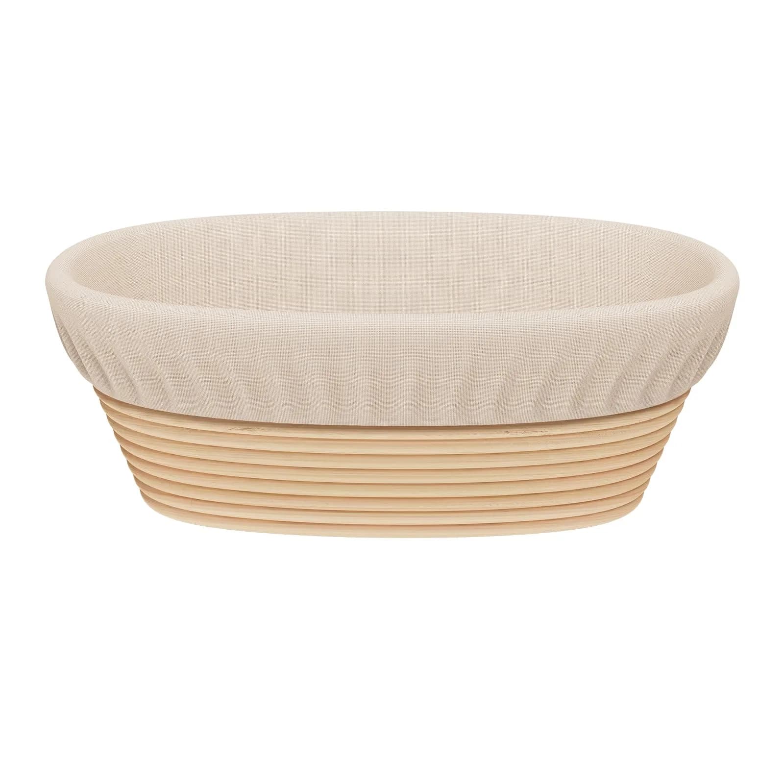 Sondiko Oval Rattan Bread Proofing Basket 24.5cm (9.6") | Handmade for Sourdough Baking - main product image